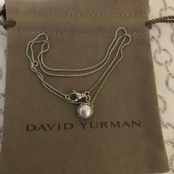 NWOT David Yurman Chatelaine Necklace with Pearl - Picture 2 of 5